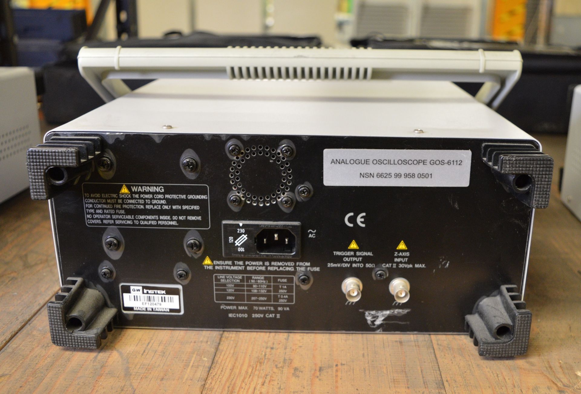 GW Instek GOS-6112 Oscilloscope - 100MHz - Image 3 of 3