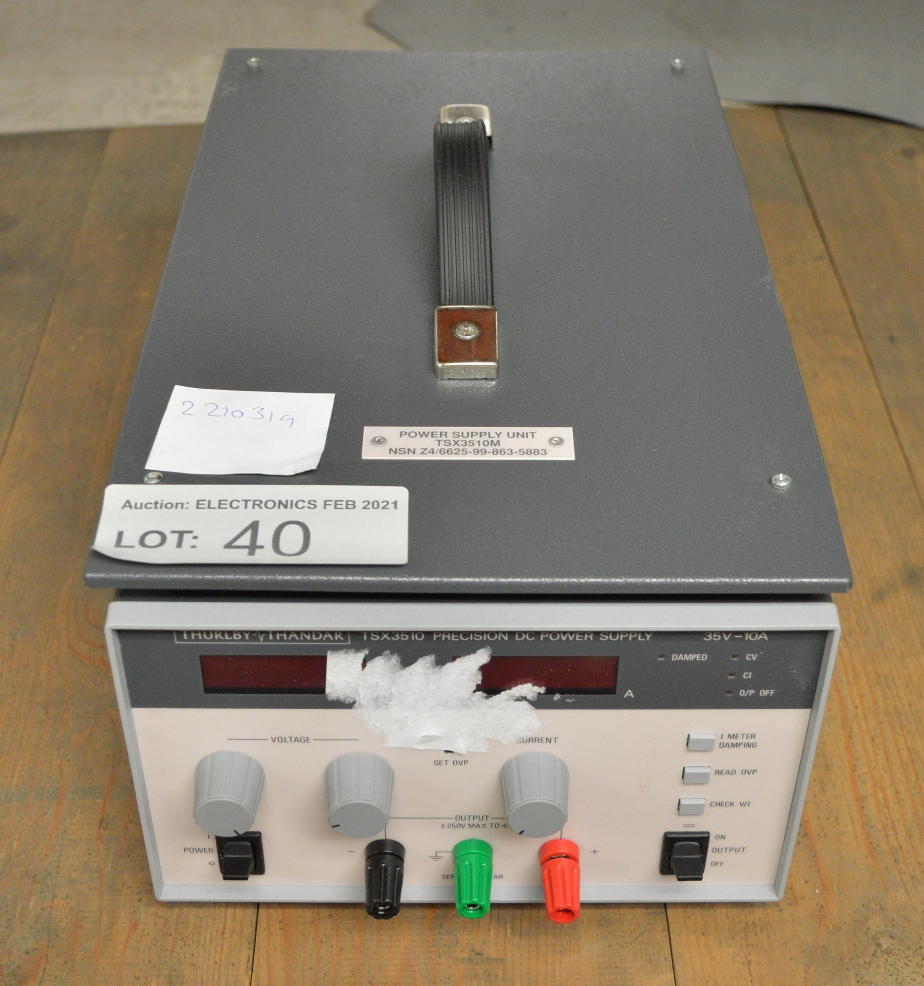 Thurlby Thandar TSX3510 Precision DC Power Supply - 35v-10A - Image 2 of 4