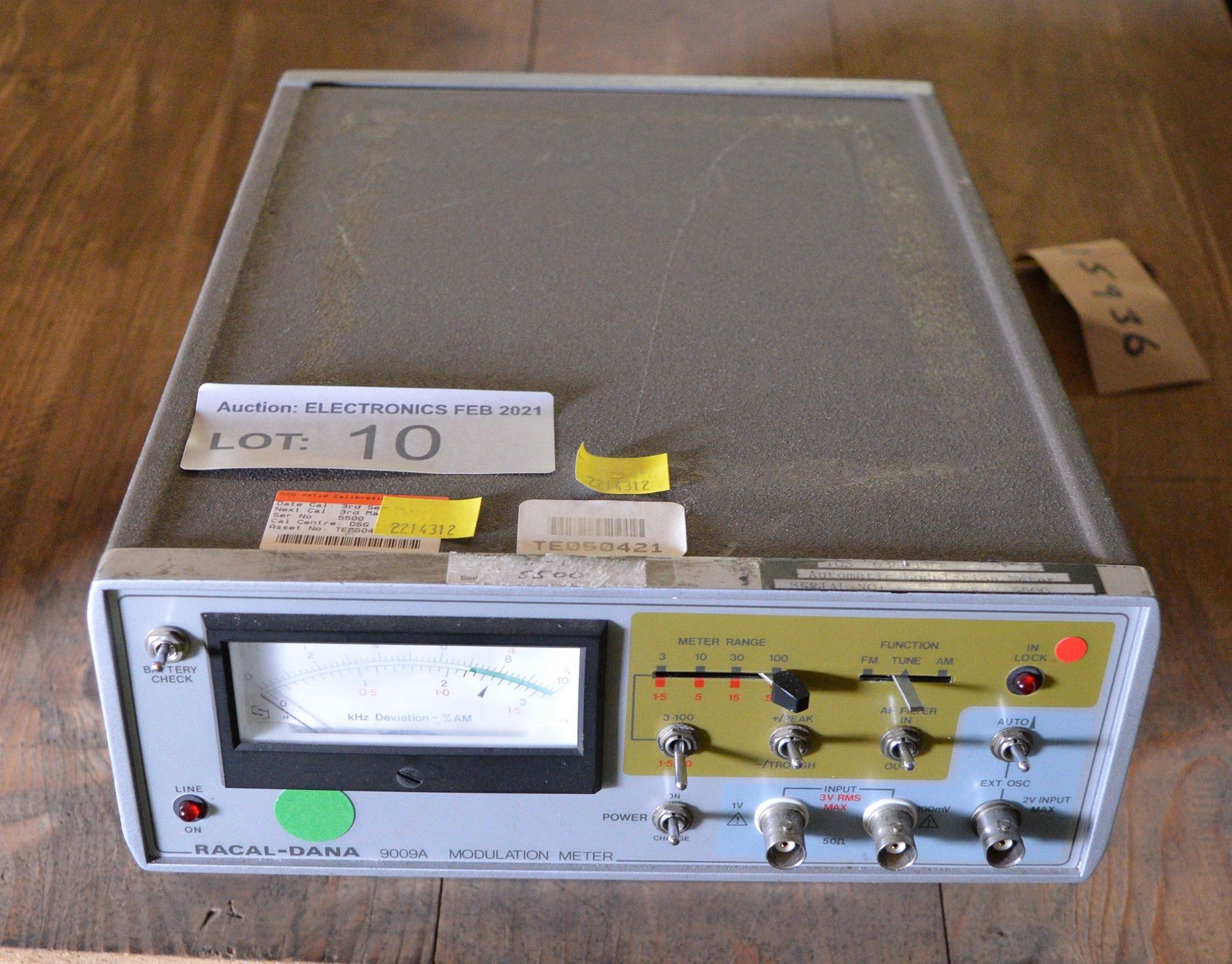 Racal-Dana 9009A Modulation Meter (No power cable) - Image 2 of 3