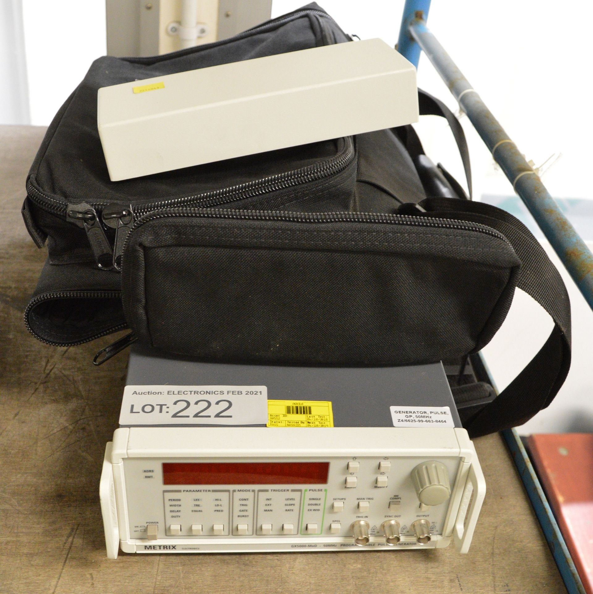 Metrix Electronics GX5000-MoD Programmable Pulse Generator - 50MHz & Carry Bag - Image 2 of 3