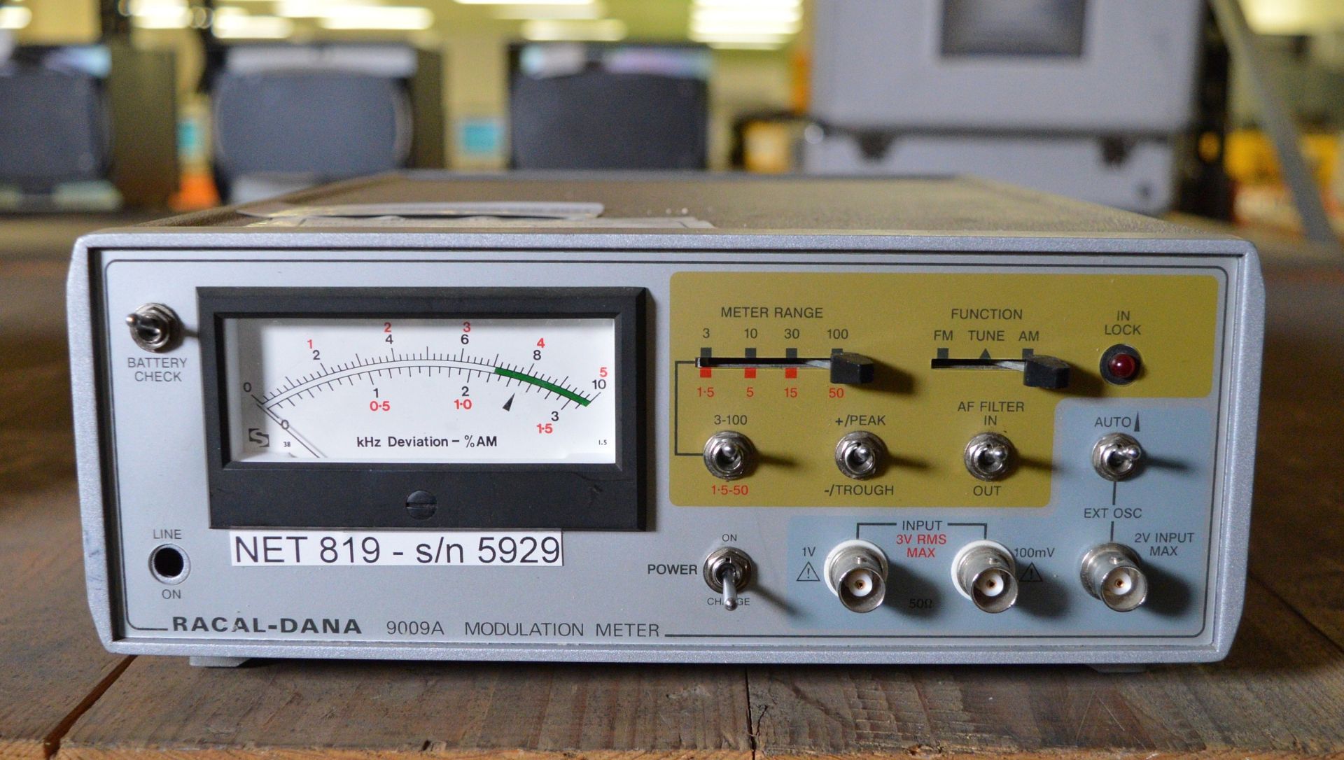 Racal-Dana 9009A Modulation Meter (No power cable)