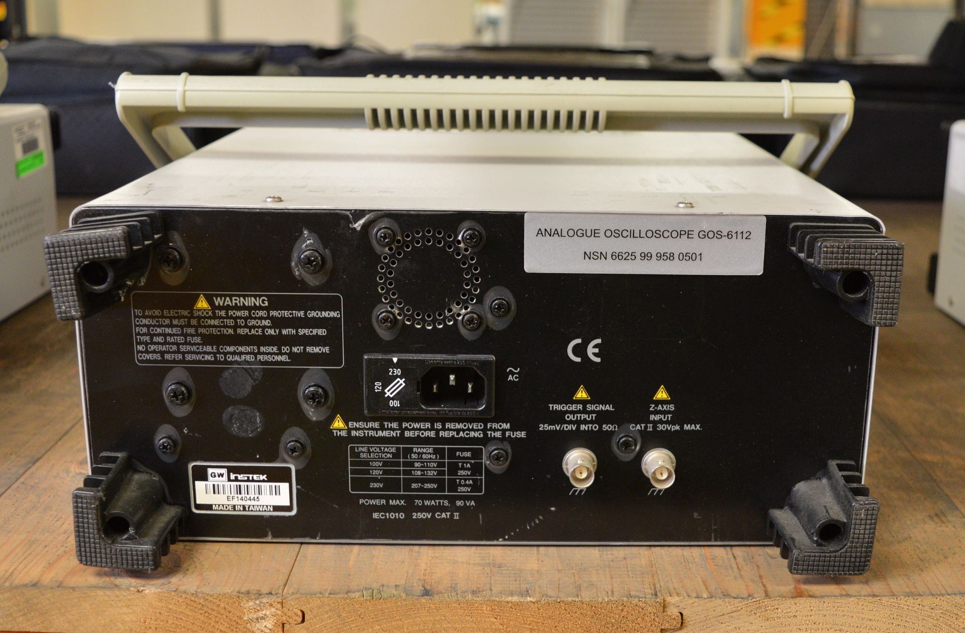 GW Instek GOS-6112 Oscilloscope - 100MHz - Image 3 of 3