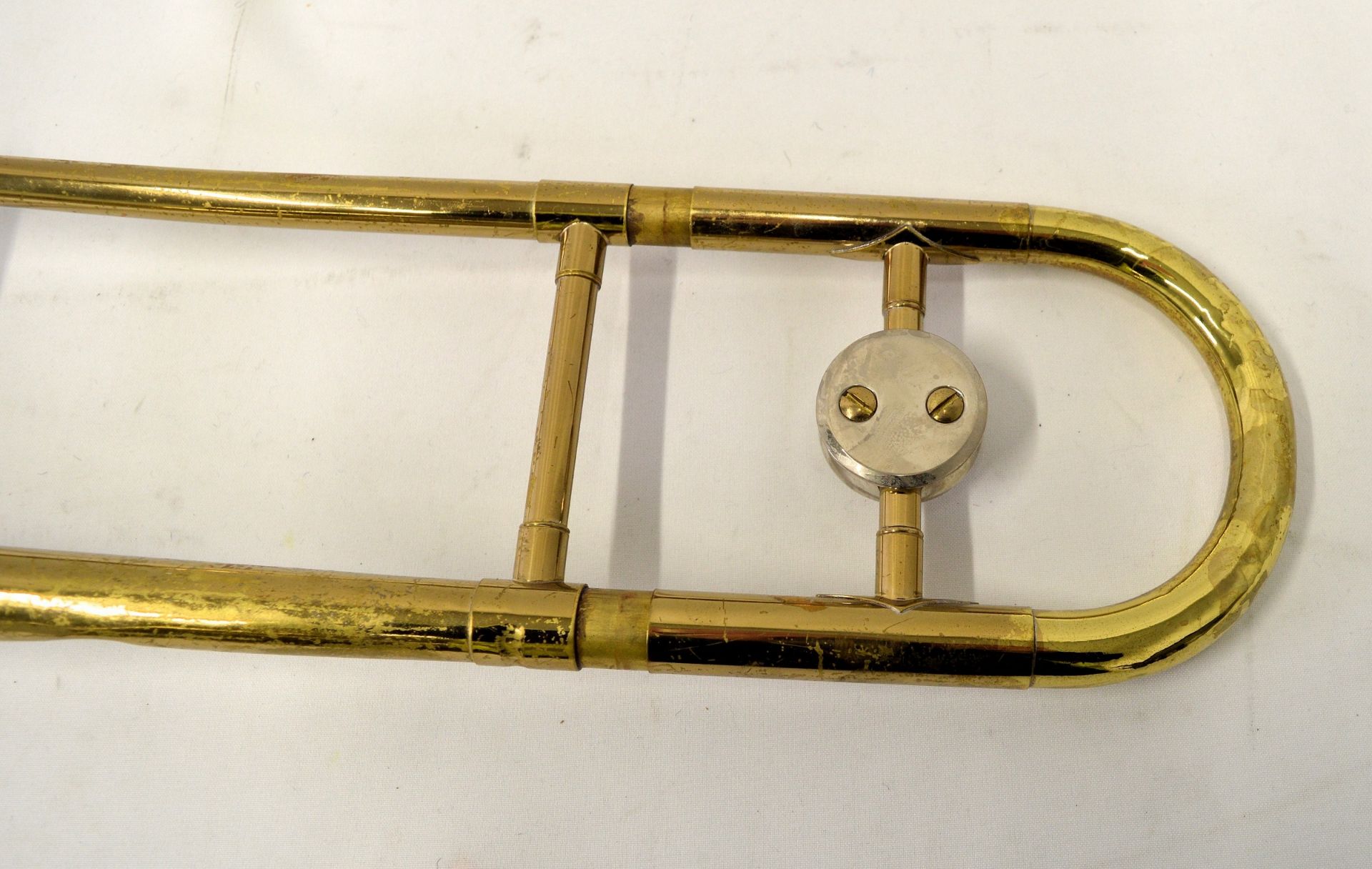 Bach Trombone with Case. Water key missing. Serial No. 89521. - Image 10 of 23