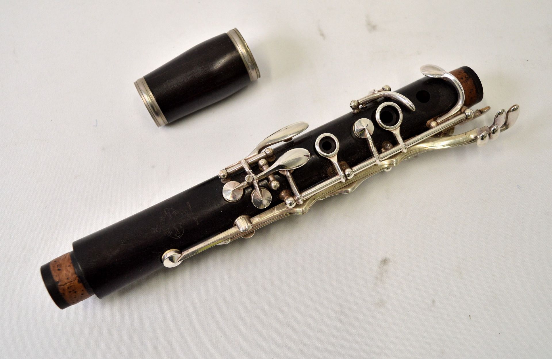 Pair of Buffet Clarinets in Case. Parts missing. Serial Nos. 274581 & 274585. - Image 9 of 25