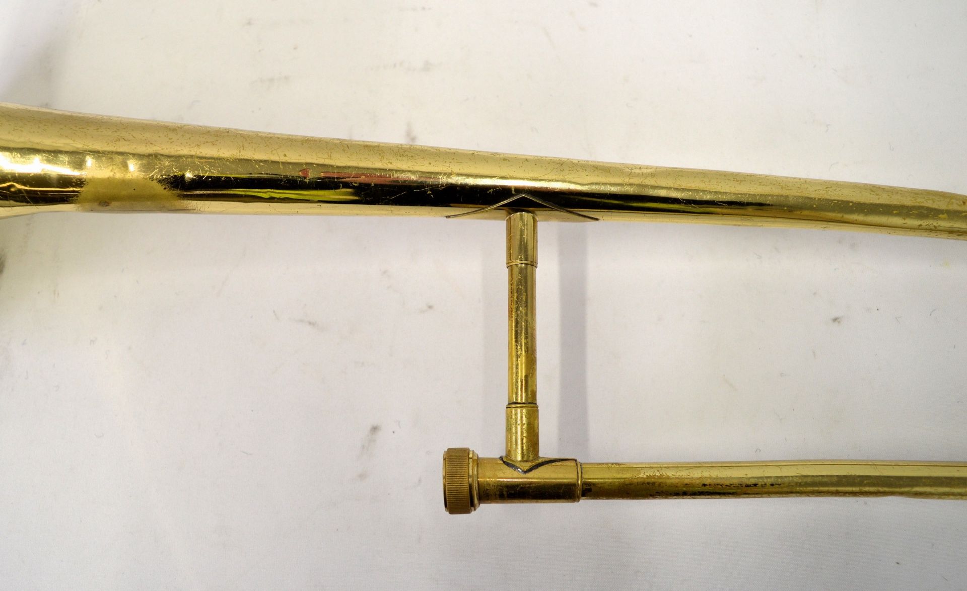 Selmer Bundy Trombone with Case. Obvious dents. - Image 9 of 18