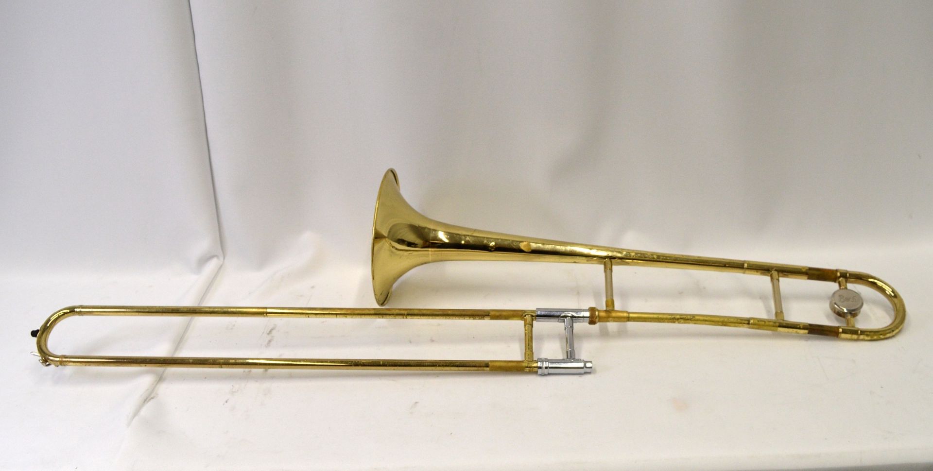 Bach Trombone with Case. Damage to water key. - Image 3 of 21