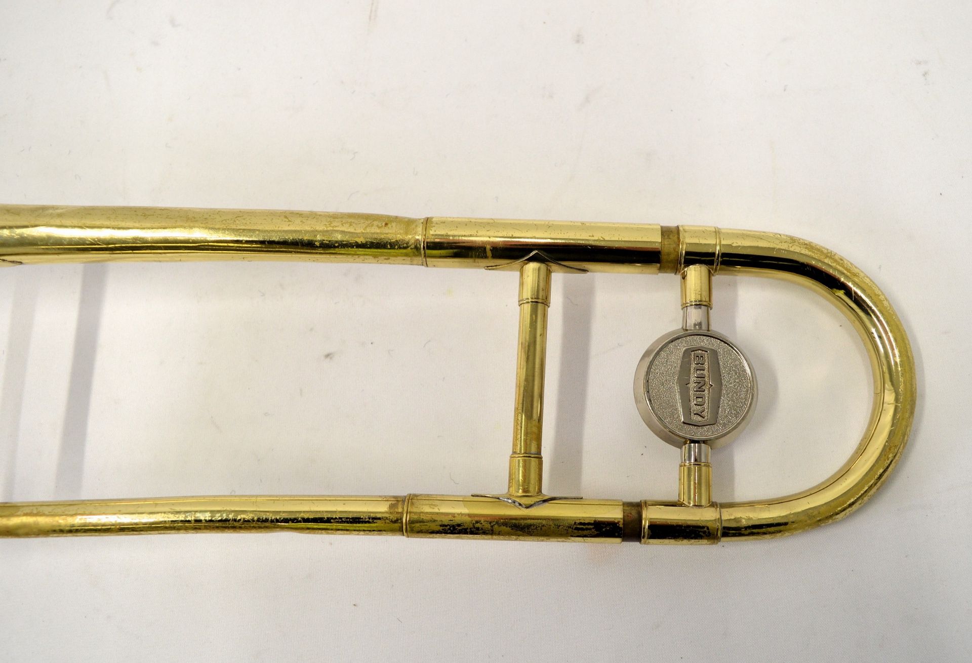 Selmer Bundy Trombone with Case. Obvious dents. - Image 8 of 18