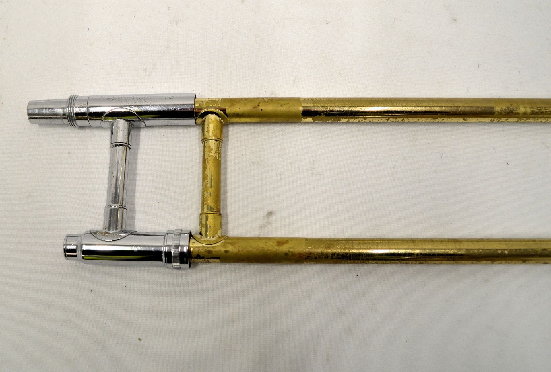 Bach Trombone with Case. Damage to water key. - Image 14 of 21