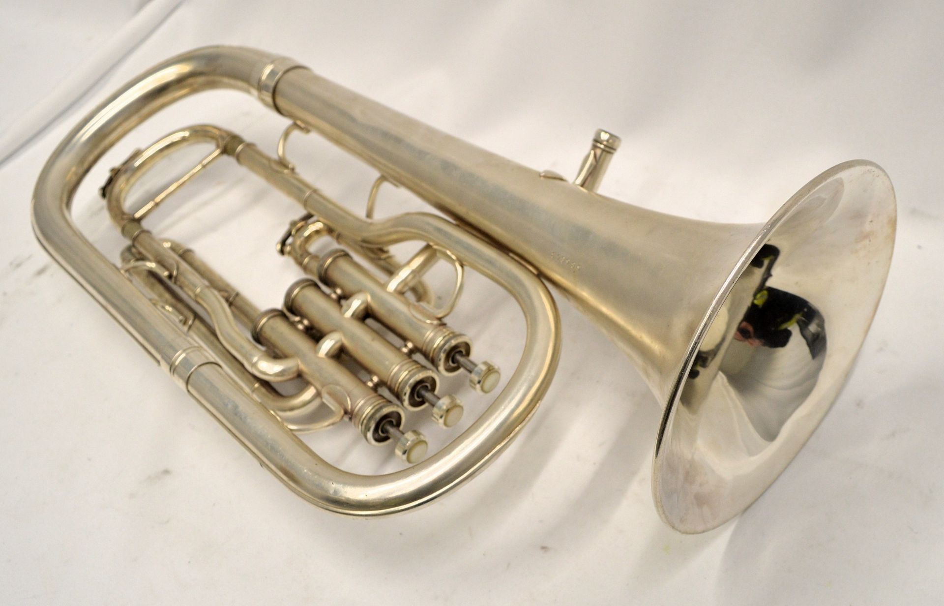 Boosey & Hawkes Imperial Tenor Horn with Case. Serial No. 586863. - Image 7 of 16