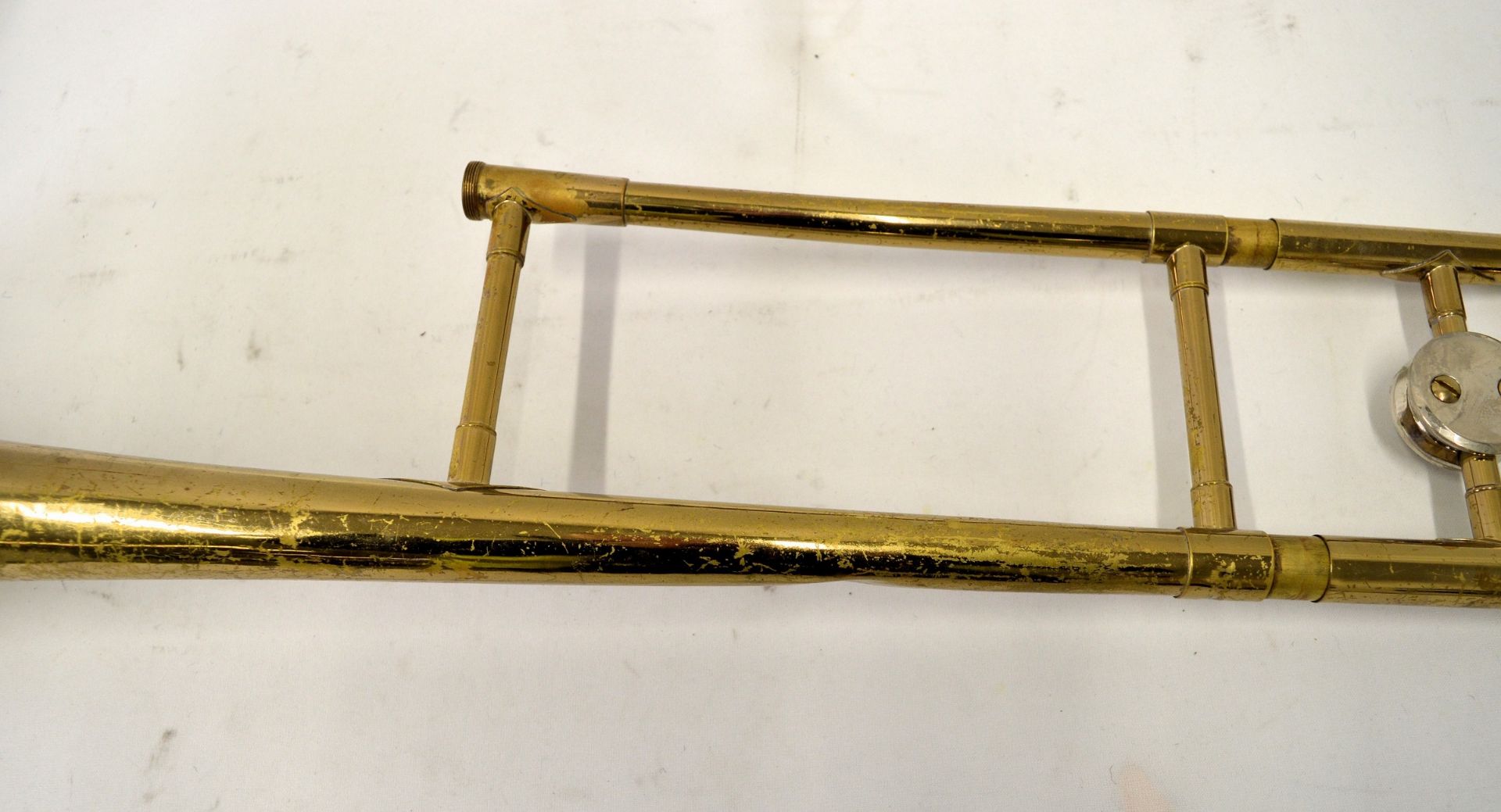 Bach Trombone with Case. Water key missing. Serial No. 89521. - Image 9 of 23
