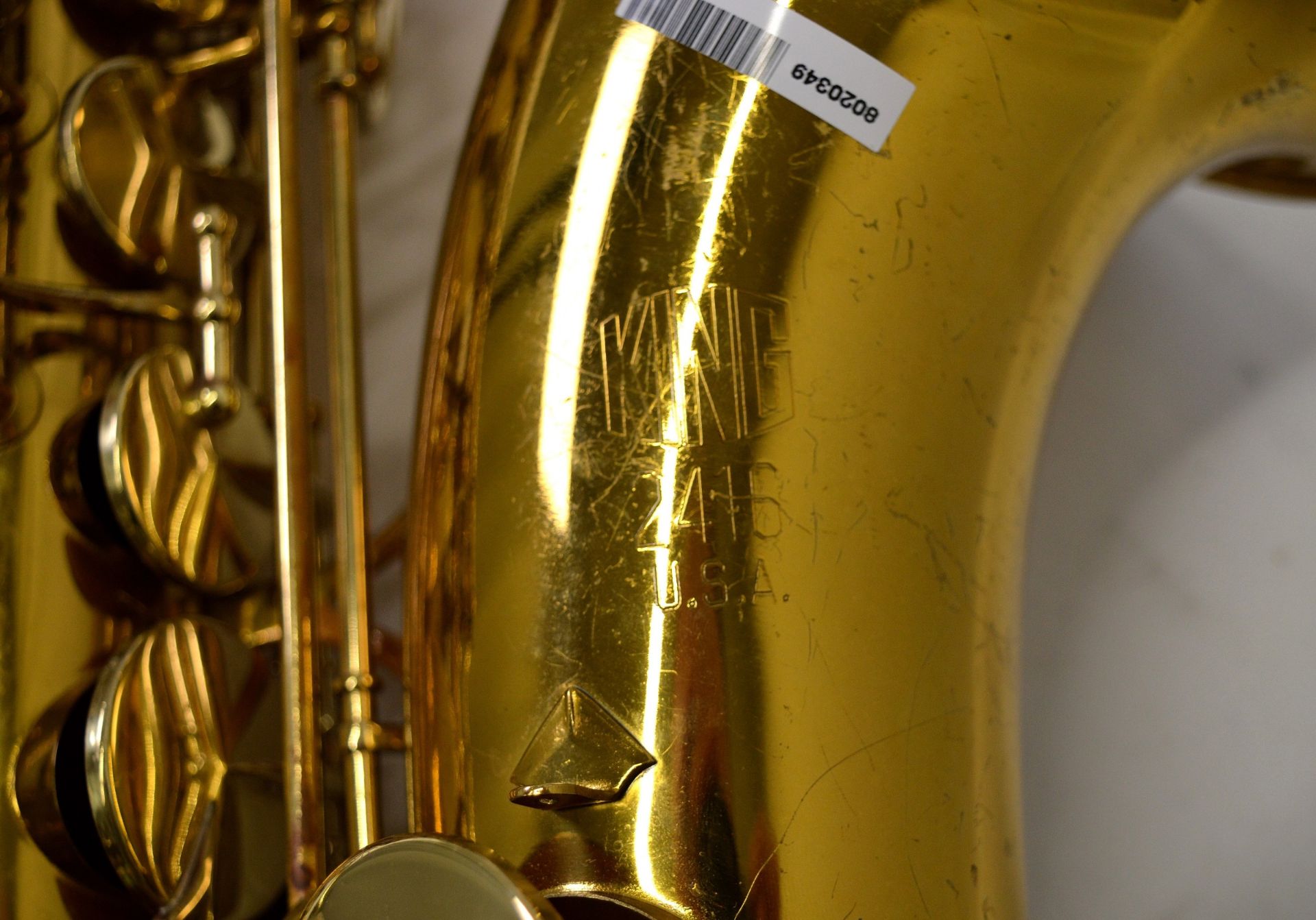 King Model 2416 Saxophone with Case. Serial No. 871174. - Image 18 of 23