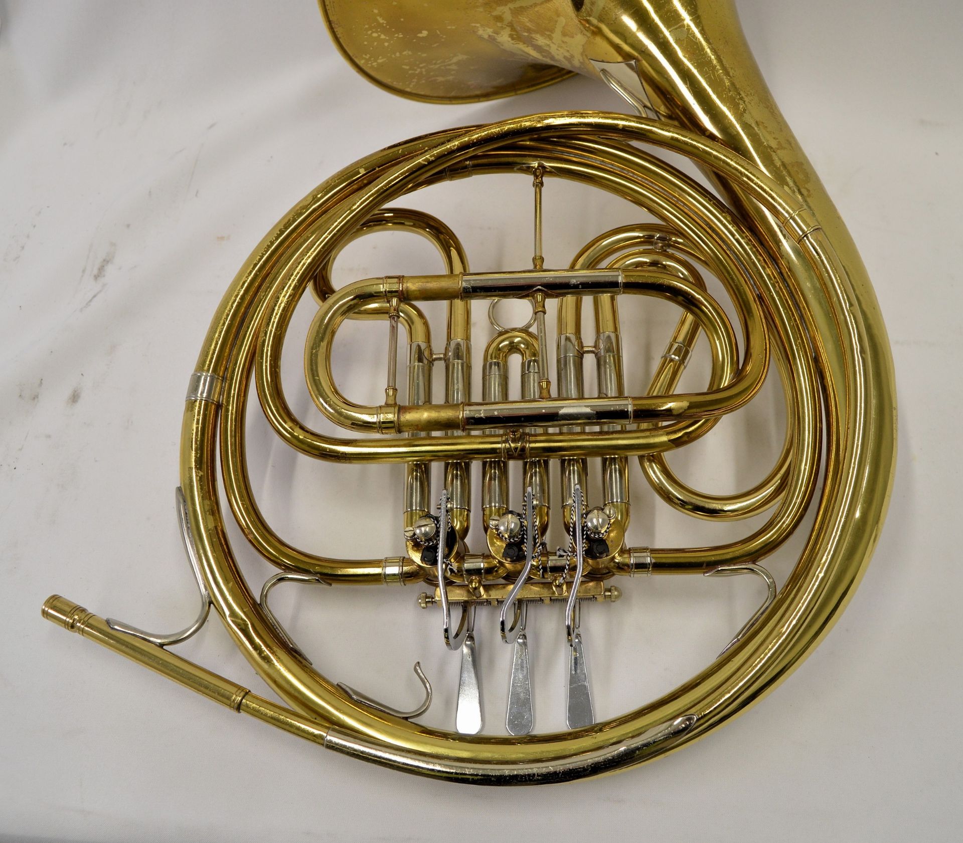 French Horn with Case. Obvious dents. Serial No. 615181. - Image 10 of 14