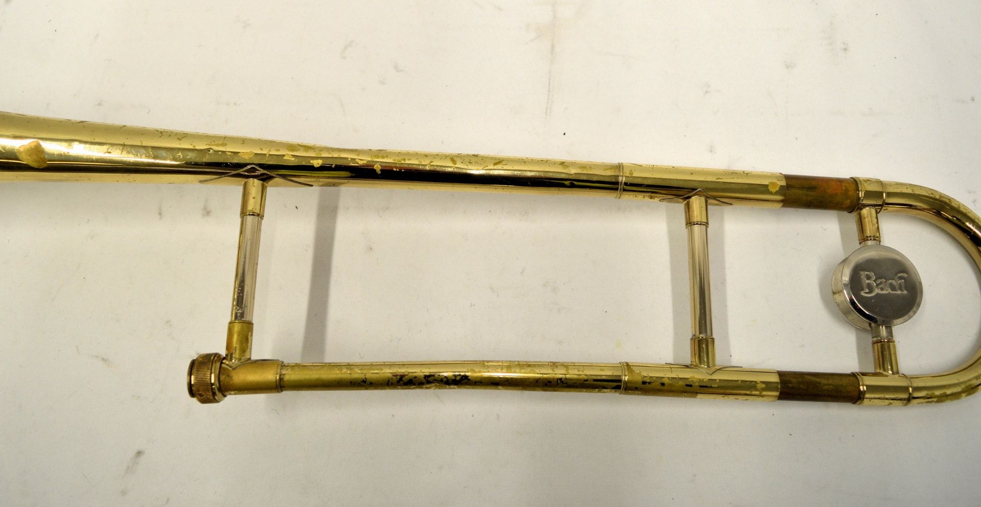 Bach Trombone with Case. Damage to water key. - Image 6 of 21