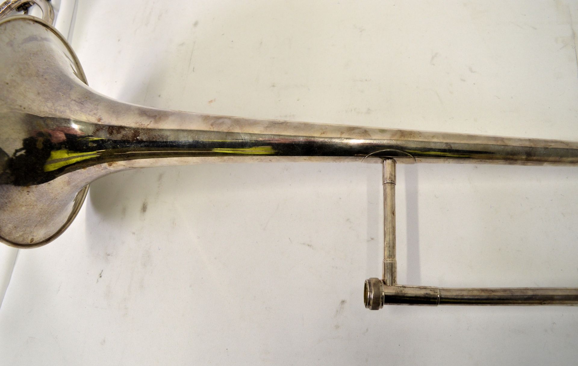 Boosey & Hawkes Trombone with Case. Damage to end of slide tube. Serial No. 655399. - Image 8 of 14