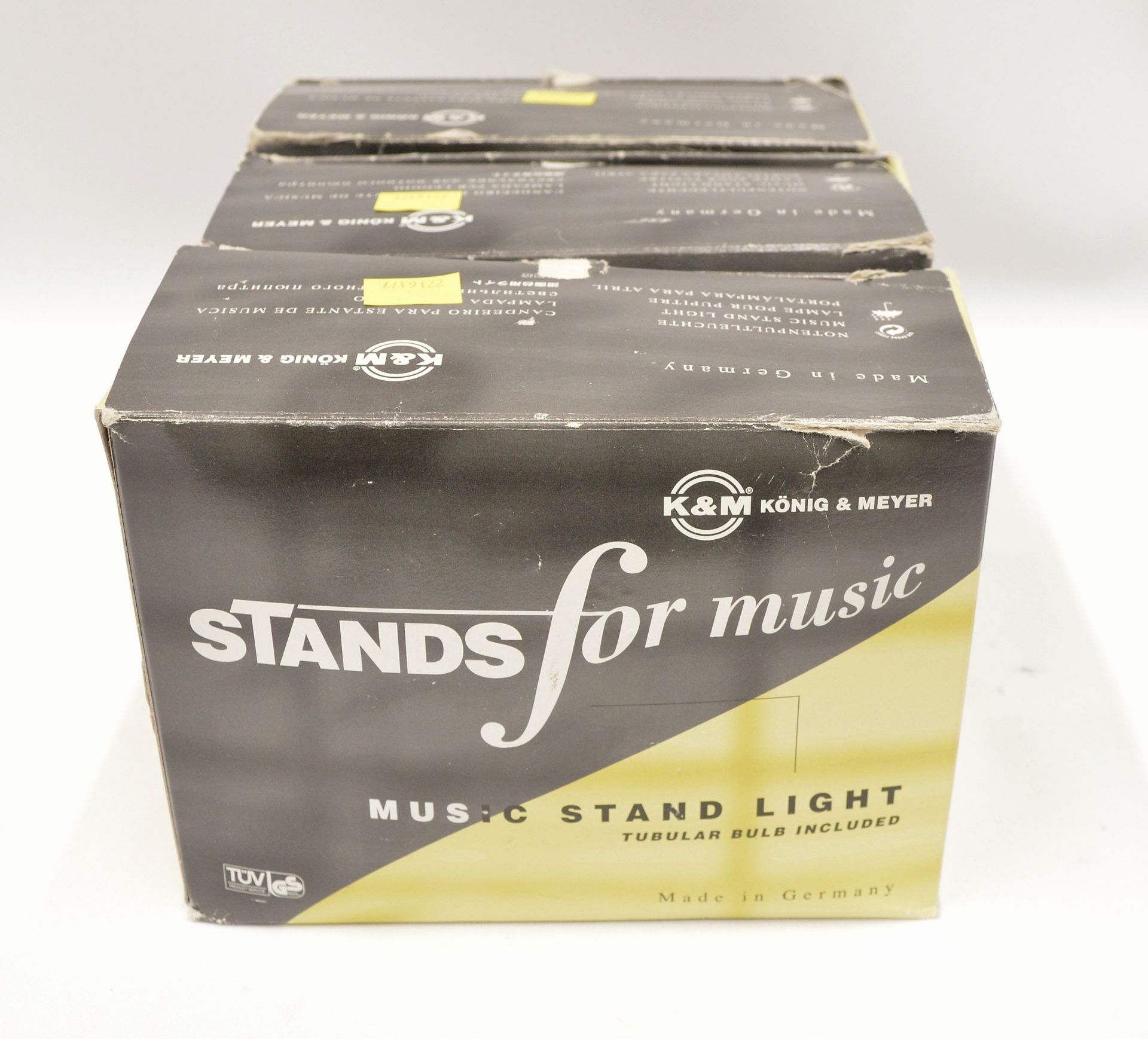 3x Konig & Meyer Music Stand Lights - 230V 25W