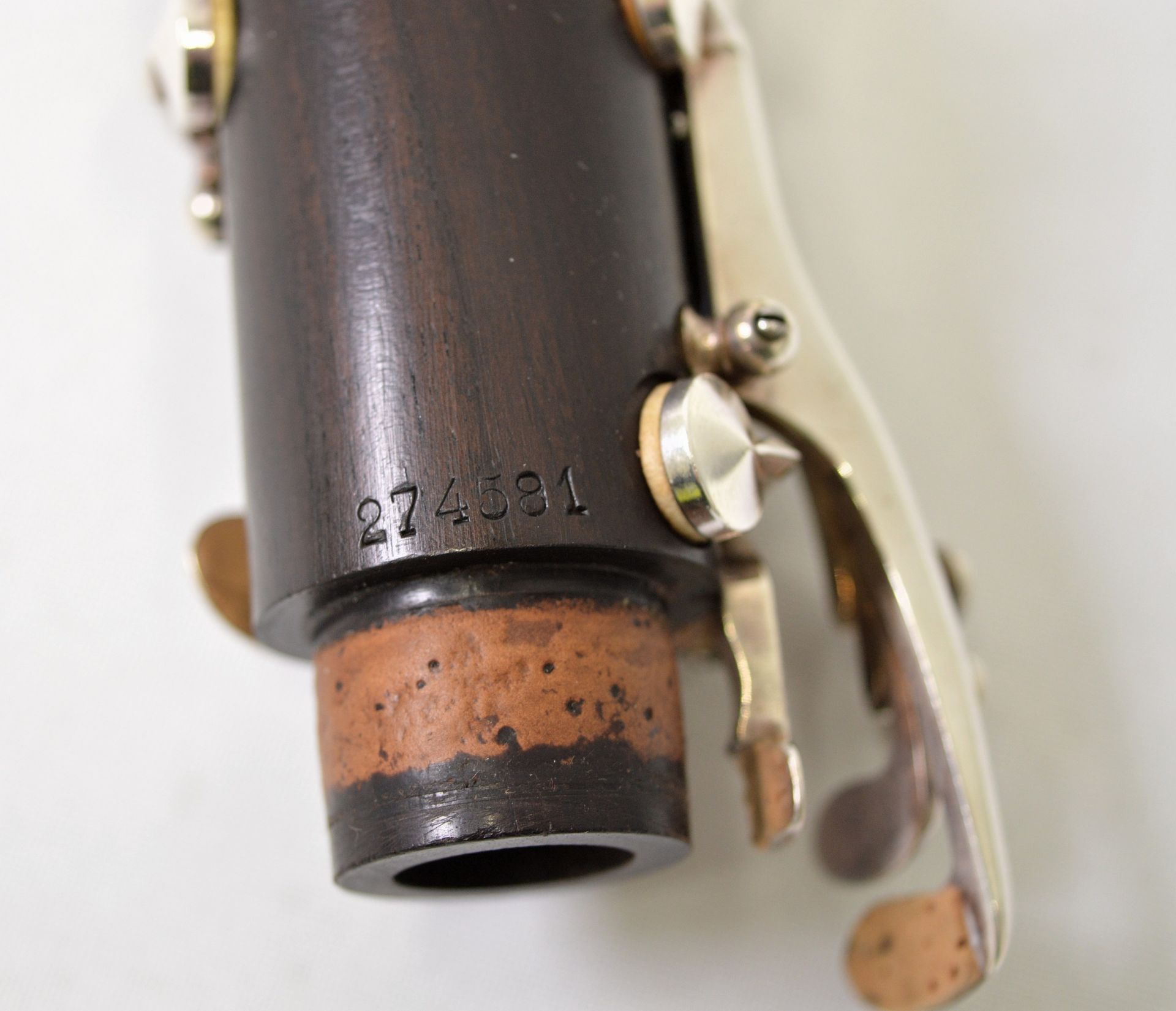 Pair of Buffet Clarinets in Case. Parts missing. Serial Nos. 274581 & 274585. - Image 12 of 25