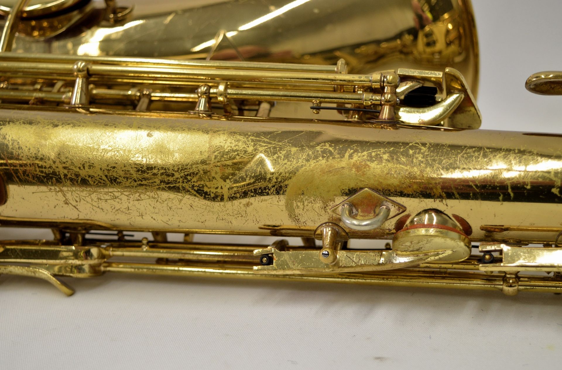 Conn Saxophone with Case. Obvious dents. Serial No. N153795. - Image 14 of 22