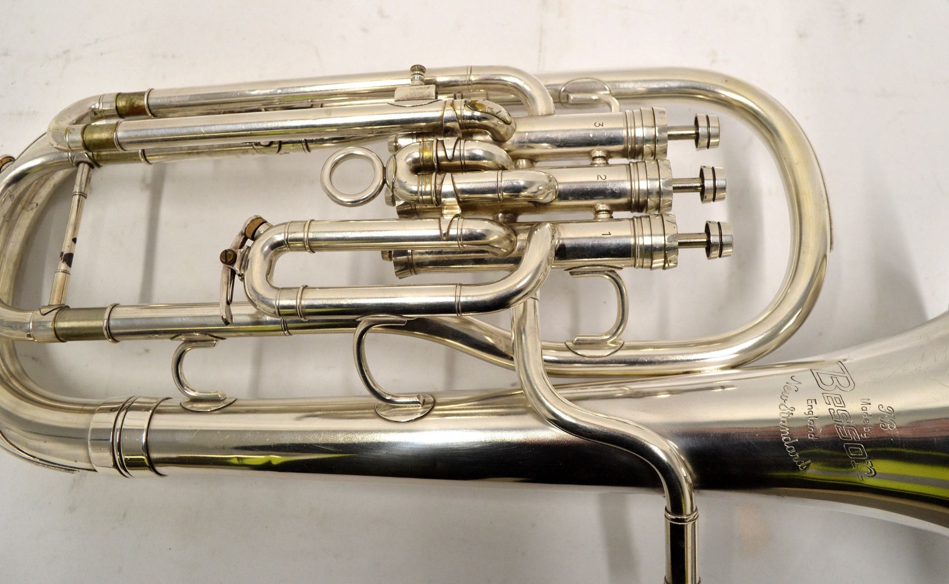 Besson Tenor Horn with Case. Serial No. 539743. - Image 5 of 14
