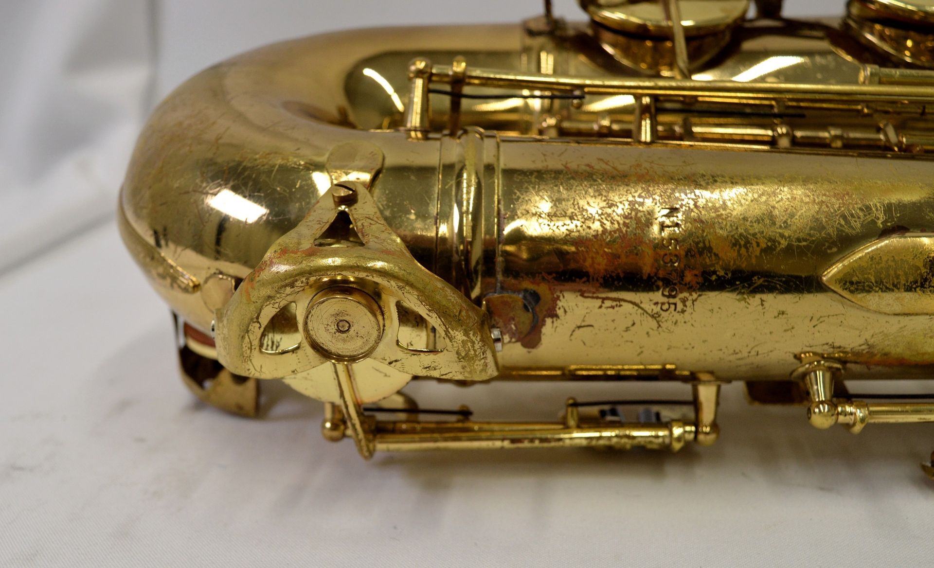 Conn Saxophone with Case. Obvious dents. Serial No. N153795. - Image 16 of 22