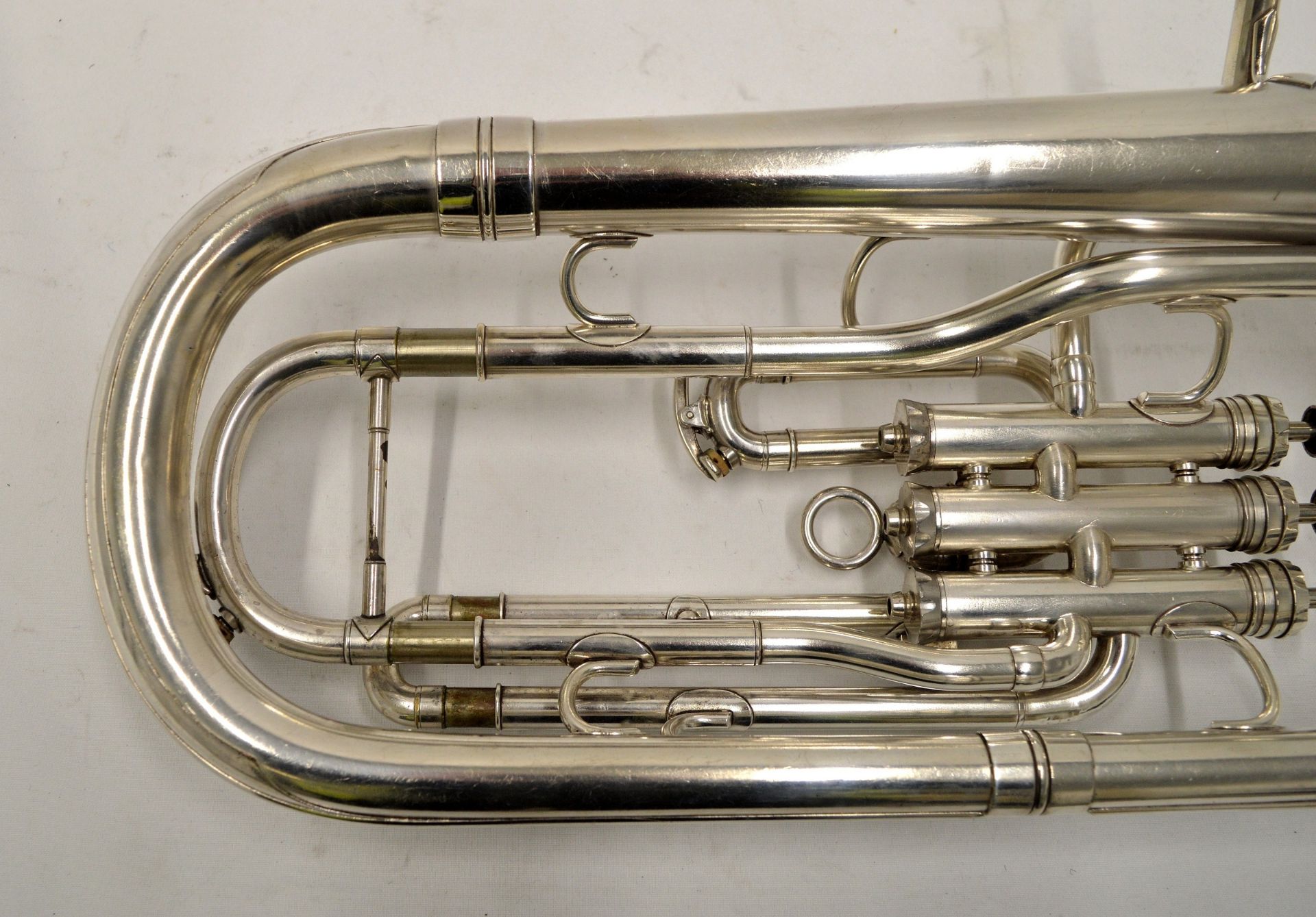 Besson Tenor Horn with Case. Serial No. 539743. - Image 8 of 14