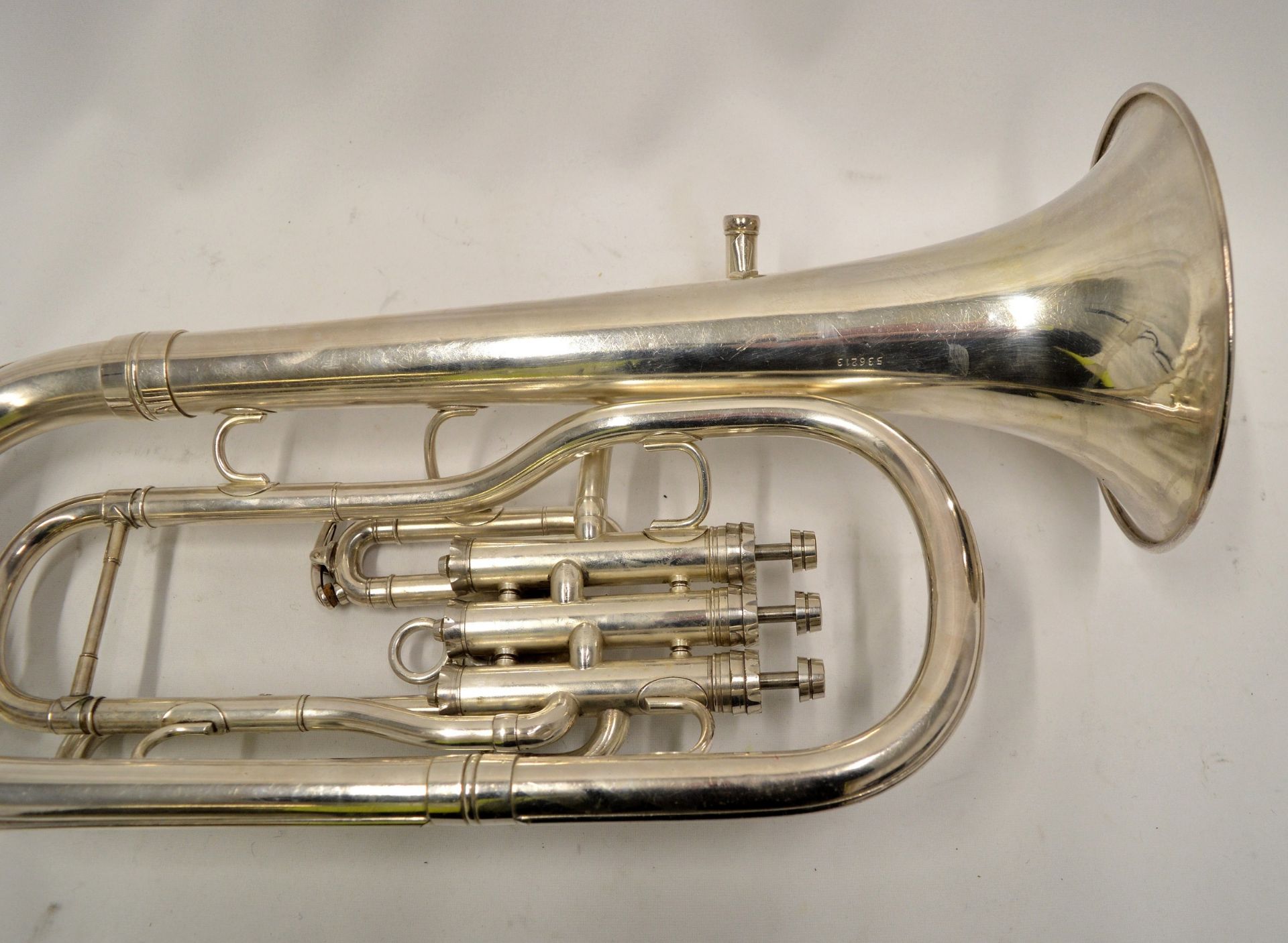 Besson Tenor Horn with Case. Serial No. 536213. - Image 7 of 12