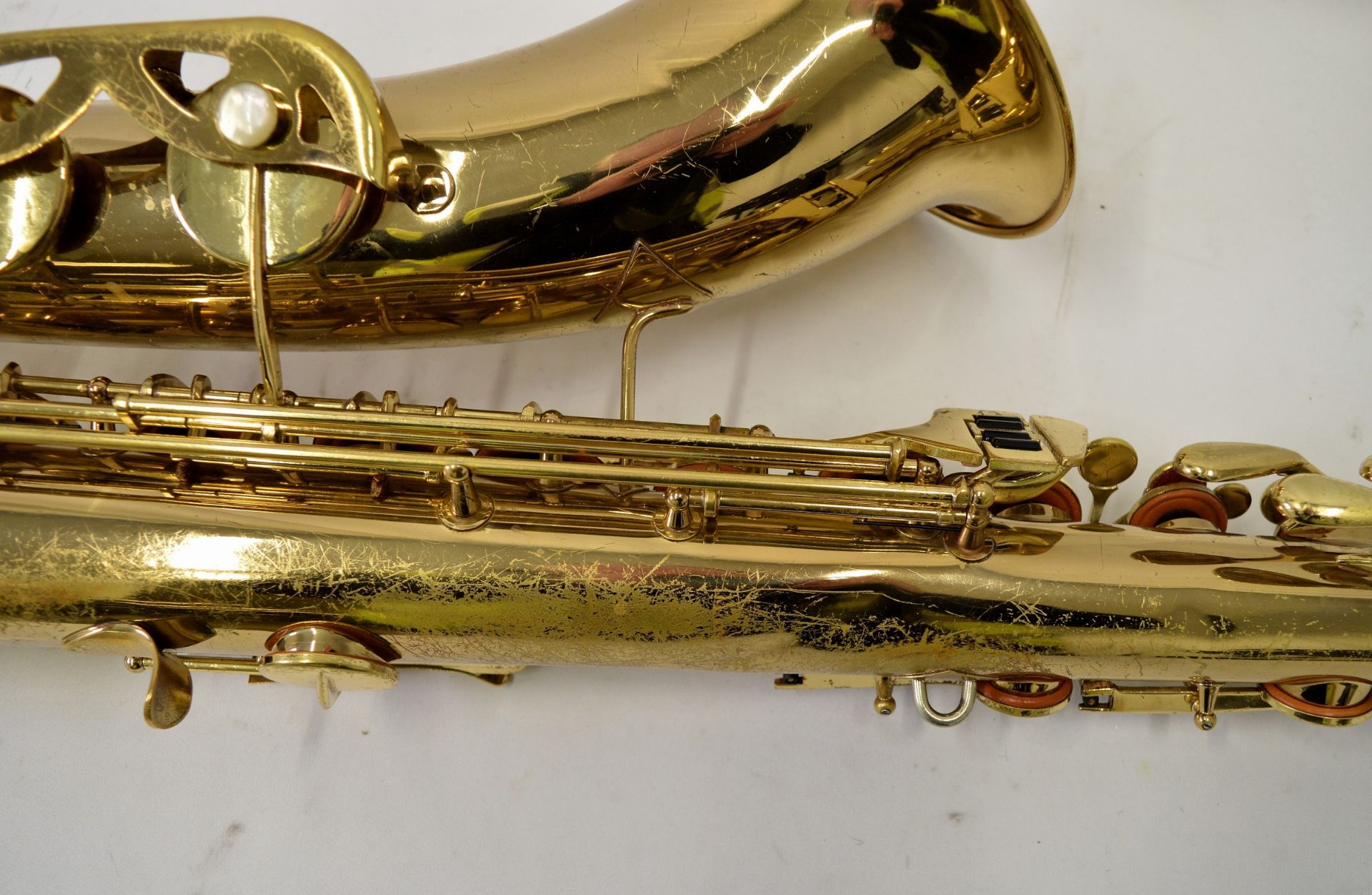 Conn Saxophone with Case. Obvious dents. Serial No. N153795. - Image 11 of 22