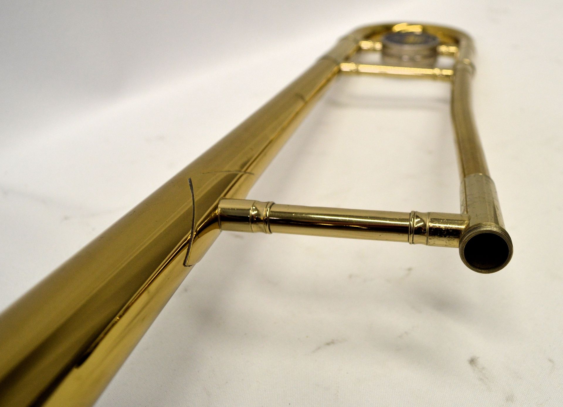 King Model 606 Trombone with Case. Damage to bell. Serial No. 483668 - A 1438. - Image 9 of 18