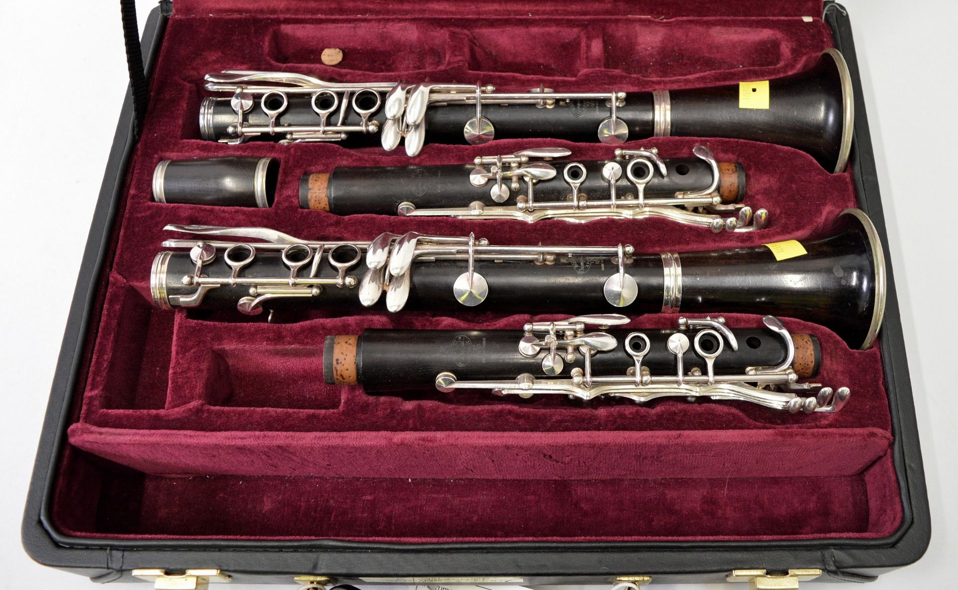 Pair of Buffet Clarinets in Case. Parts missing. Serial Nos. 274581 & 274585. - Image 2 of 25