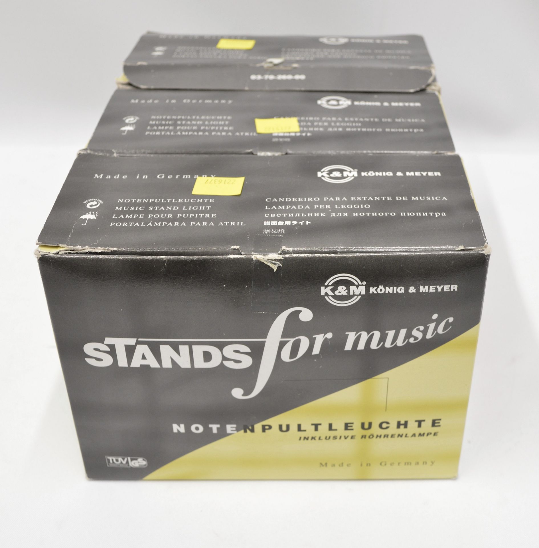 3x Konig & Meyer Music Stand Lights - 230V 25W