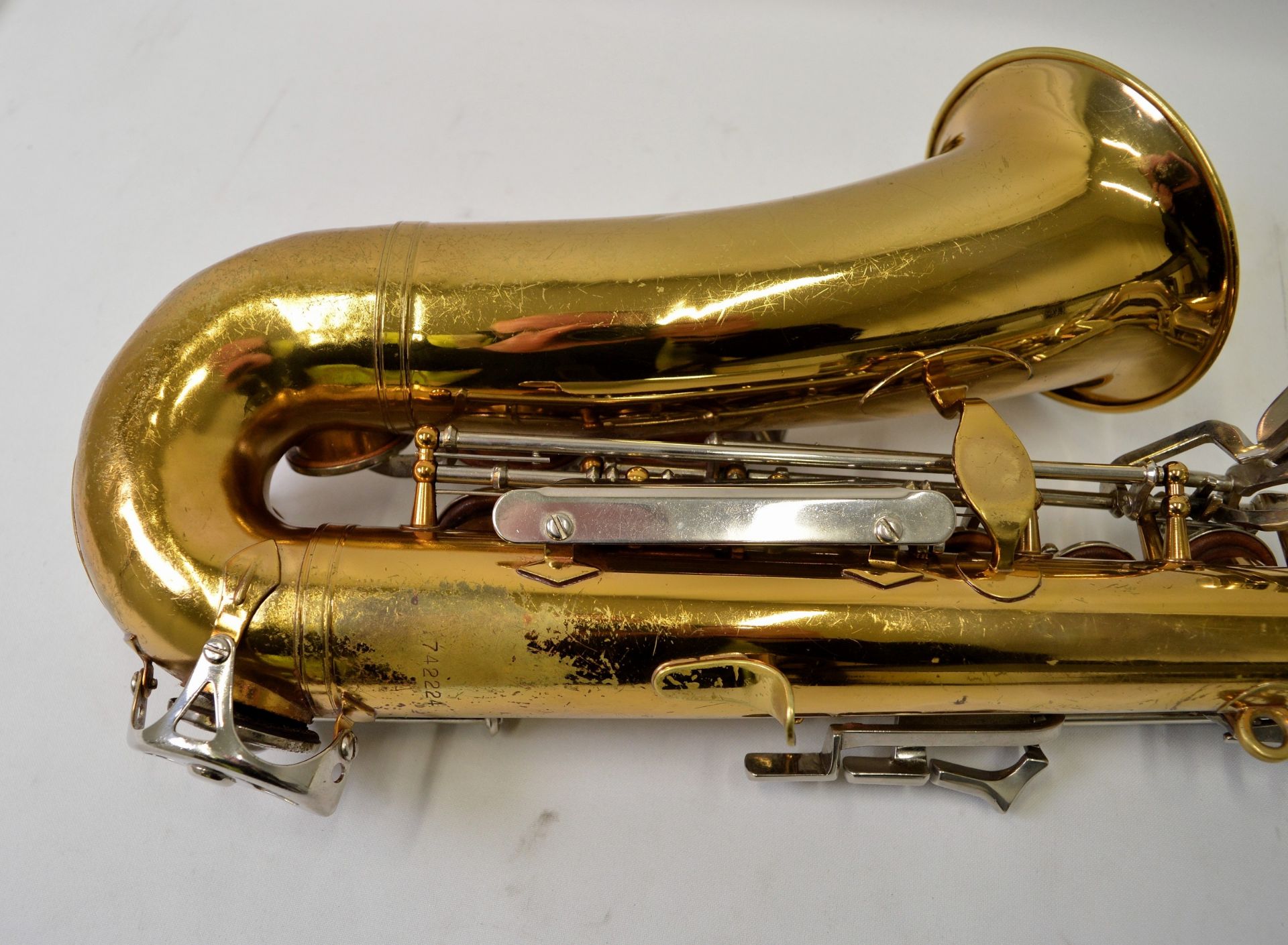 Selmer Bundy II Alto Saxophone with Case. Obvious dents. Serial No. 742224. - Image 10 of 22