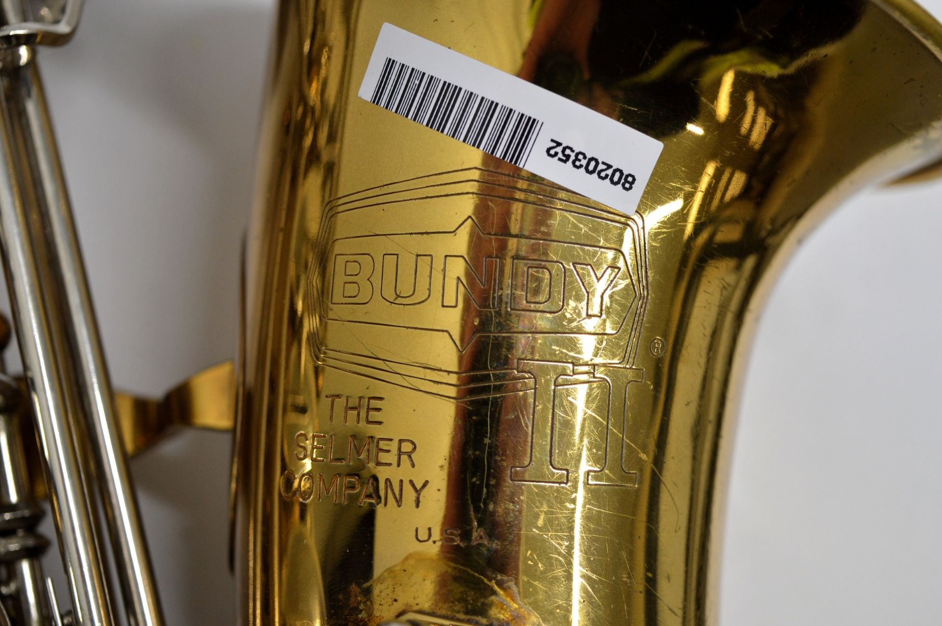Selmer Bundy II Alto Saxophone with Case. Obvious dents. Serial No. 742224. - Image 20 of 22