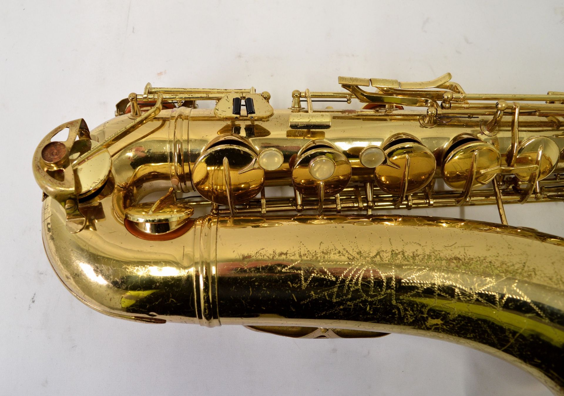 Conn Saxophone with Case. Obvious dents. Serial No. N153795. - Image 5 of 22