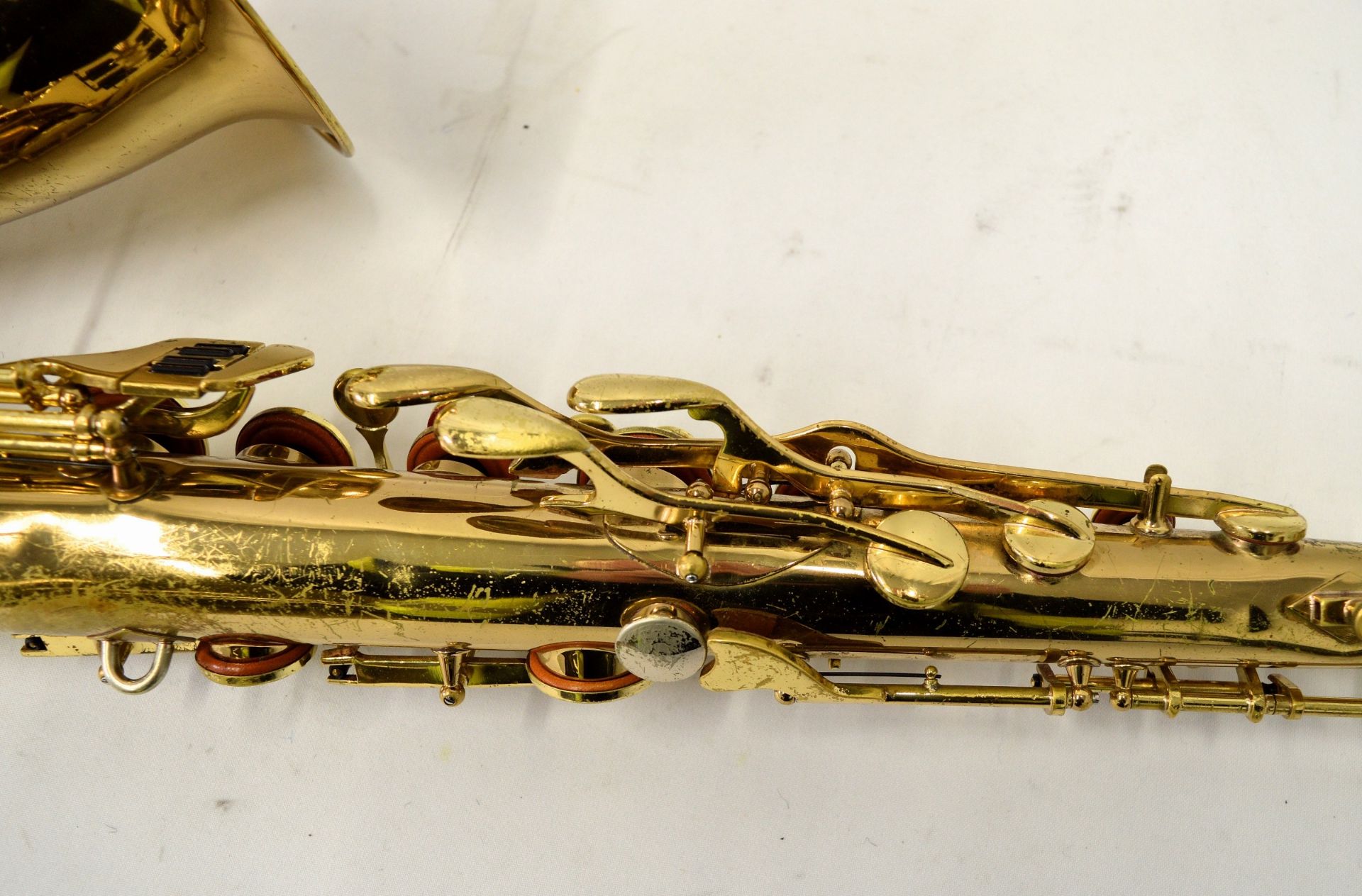 Conn Saxophone with Case. Obvious dents. Serial No. N153795. - Image 12 of 22