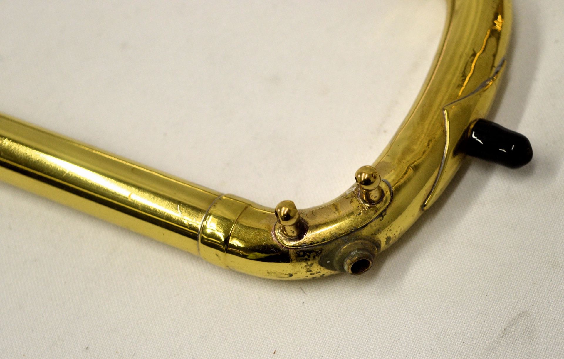 Bach Trombone with Case. Water key missing. Serial No. 89521. - Image 16 of 23