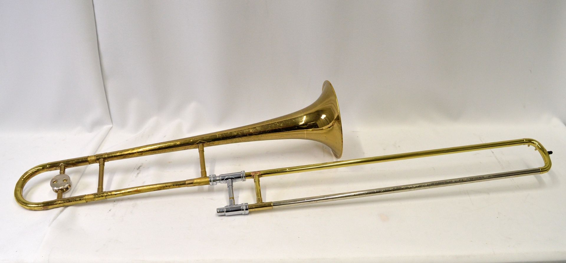 Bach Trombone with Case. Water key missing. Serial No. 89521. - Image 3 of 23