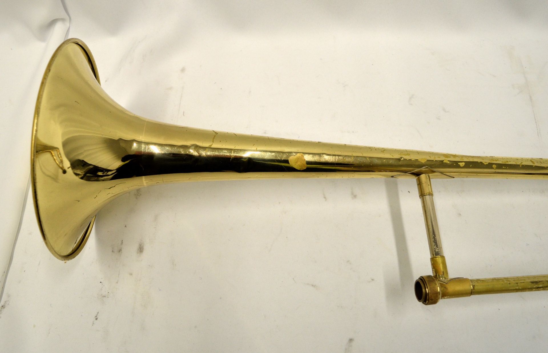 Bach Trombone with Case. Damage to water key. - Image 5 of 21