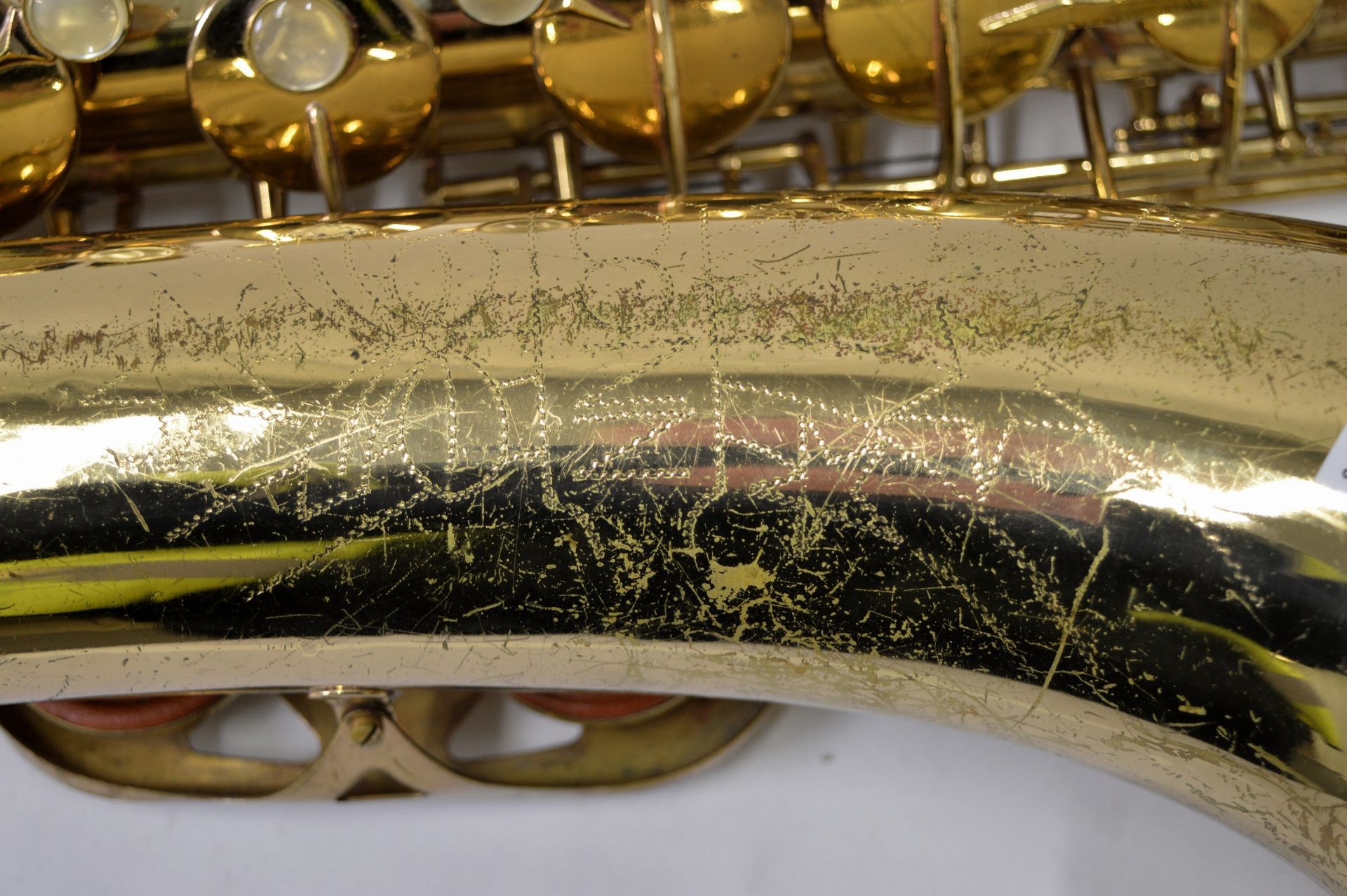 Conn Saxophone with Case. Obvious dents. Serial No. N153795. - Image 20 of 22