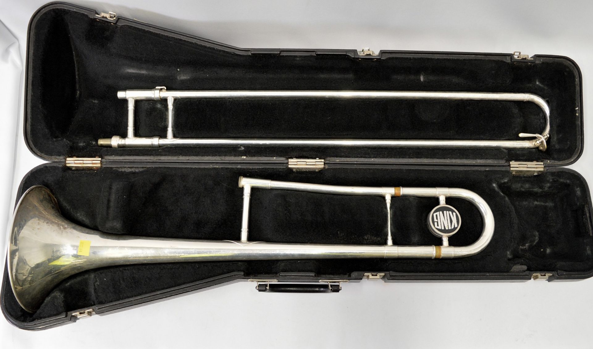 King Model 606 Trombone with Case. Damage to end of slide tube. - Image 2 of 14