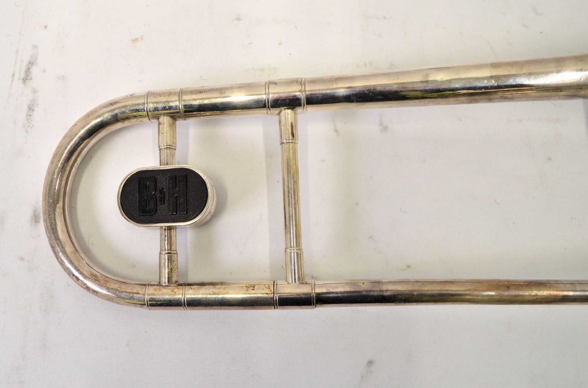 Boosey & Hawkes Trombone with Case. Damage to end of slide tube. Serial No. 655399. - Image 5 of 14