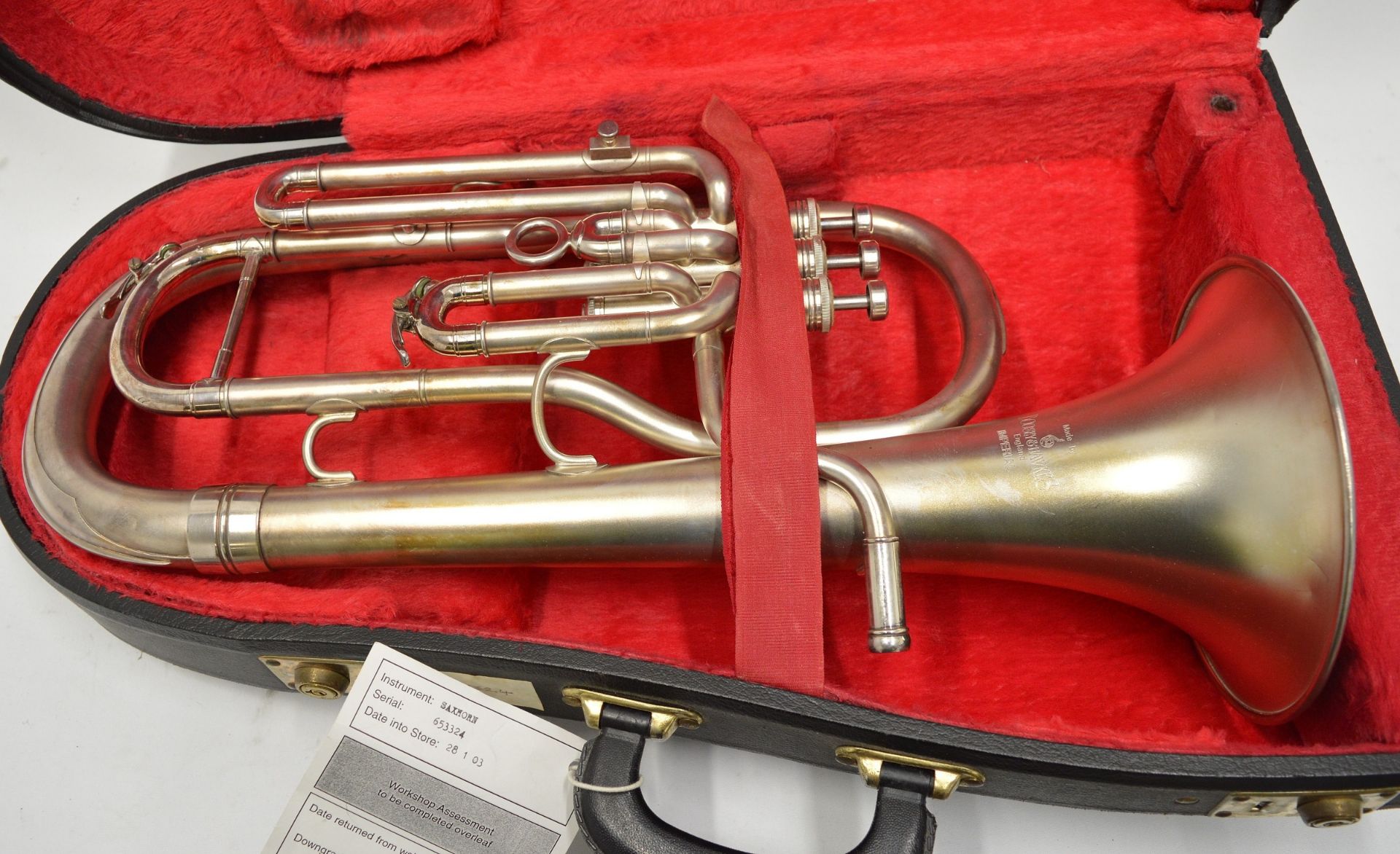 Boosey & Hawkes Imperial Tenor Horn with Case. Serial No. 653324. - Image 2 of 12