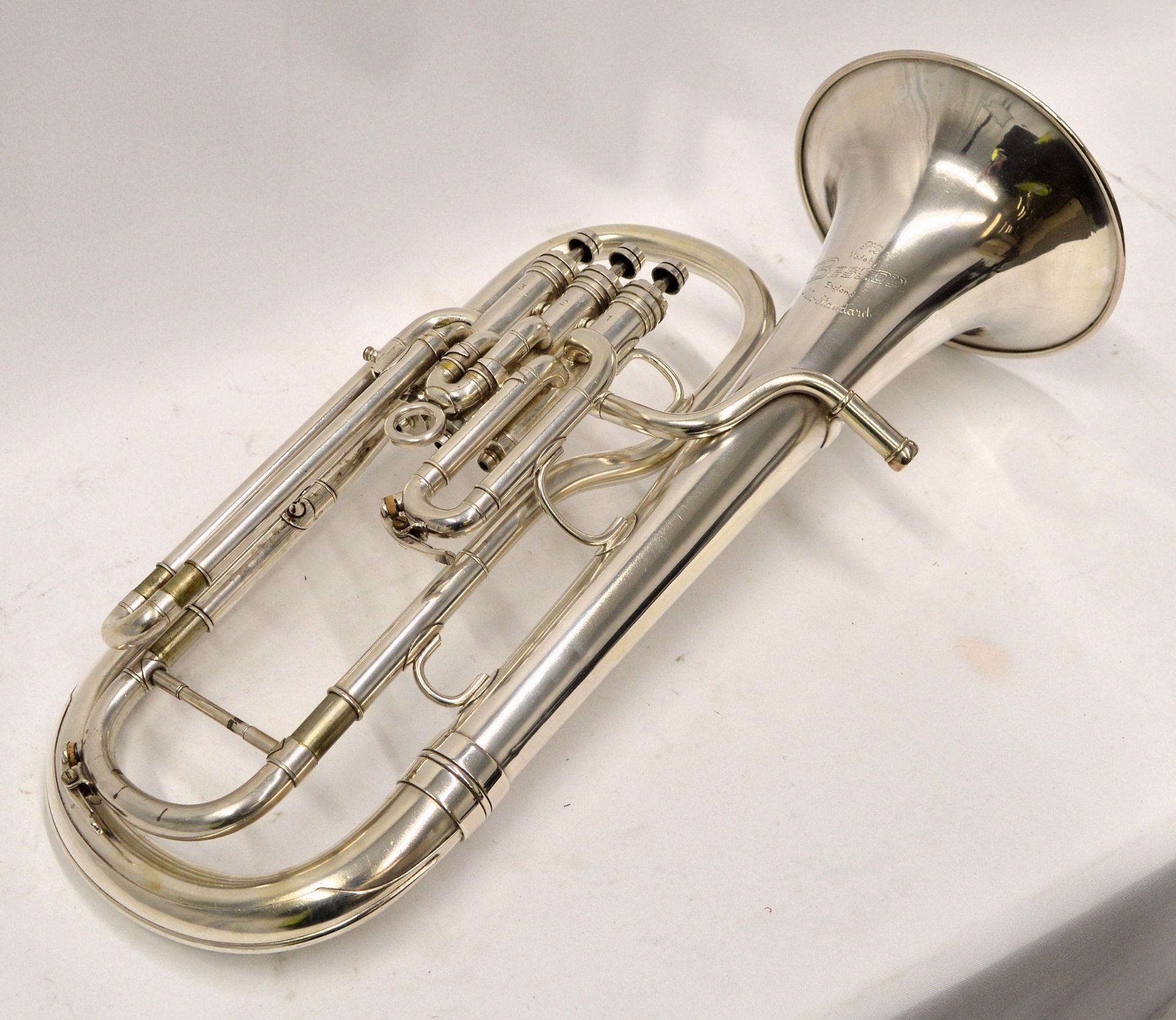 Besson Tenor Horn with Case. Serial No. 539743. - Image 3 of 14
