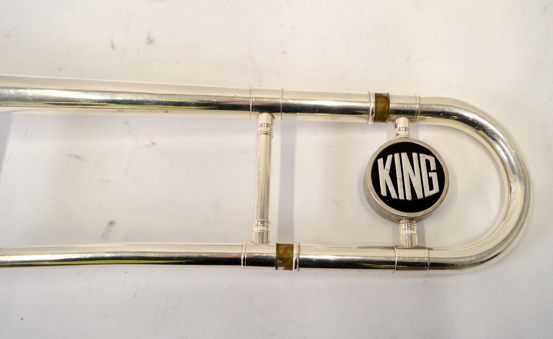 King Model 606 Trombone with Case. Damage to end of slide tube. - Image 7 of 14