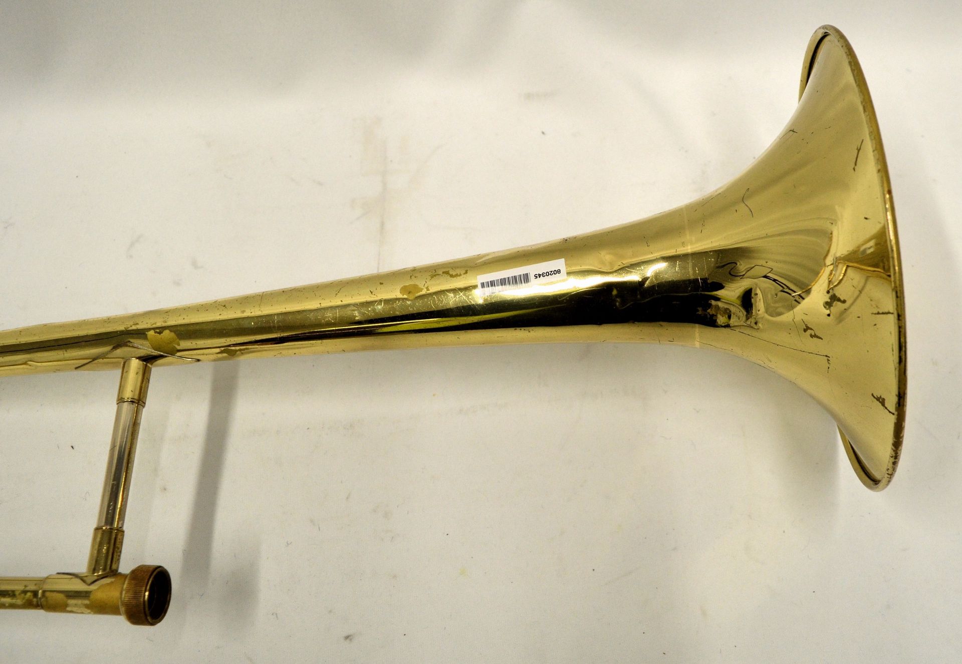 Bach Trombone with Case. Damage to water key. - Image 8 of 21