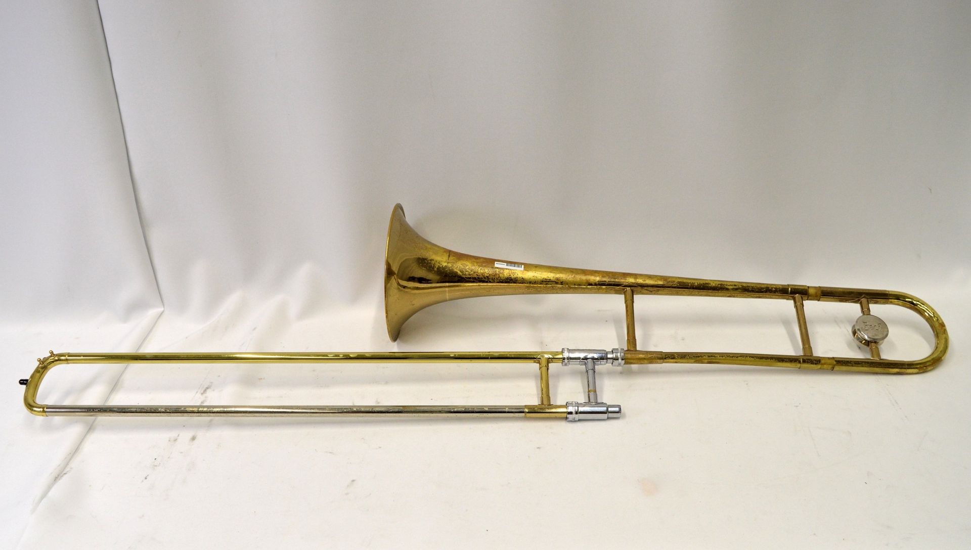 Bach Trombone with Case. Water key missing. Serial No. 89521. - Image 4 of 23