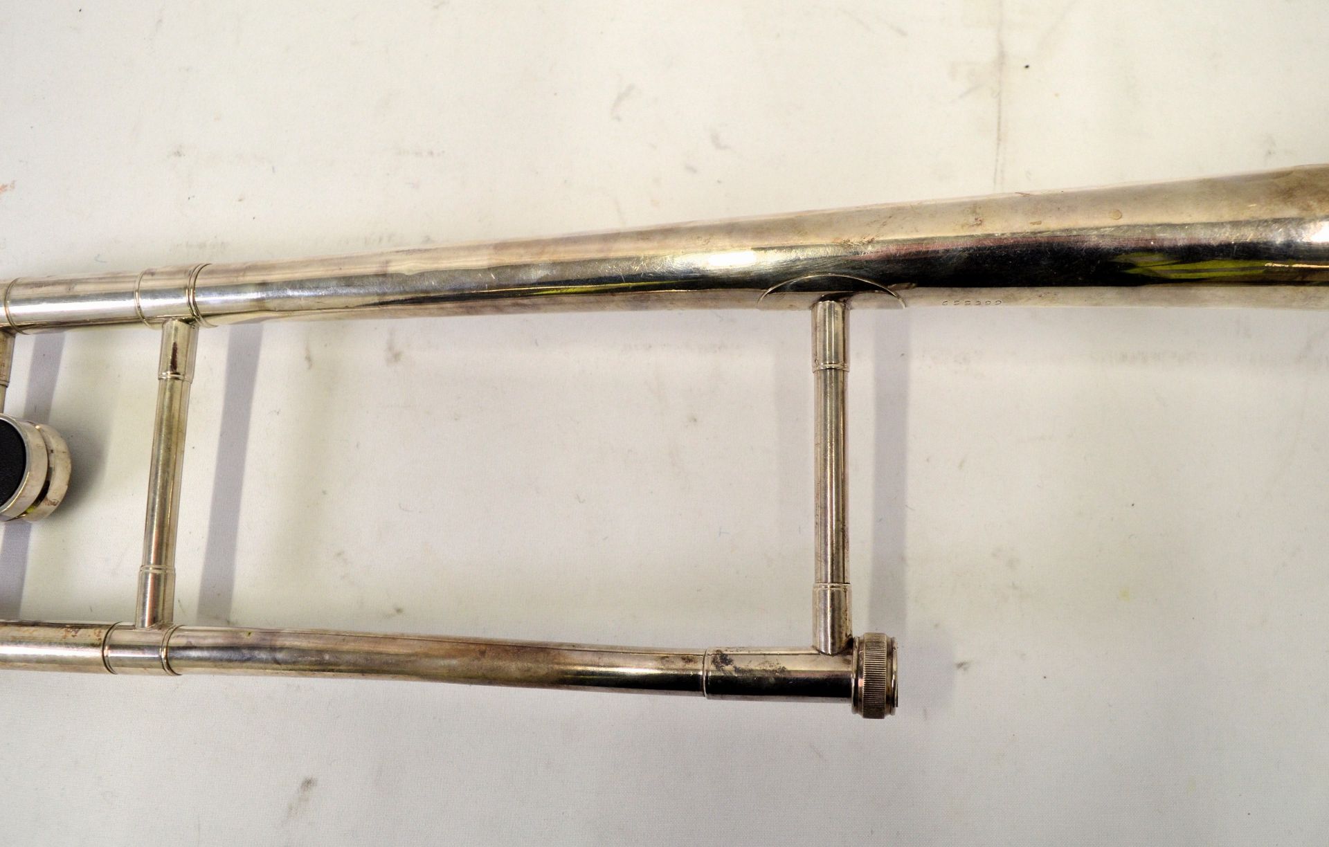 Boosey & Hawkes Trombone with Case. Damage to end of slide tube. Serial No. 655399. - Image 6 of 14