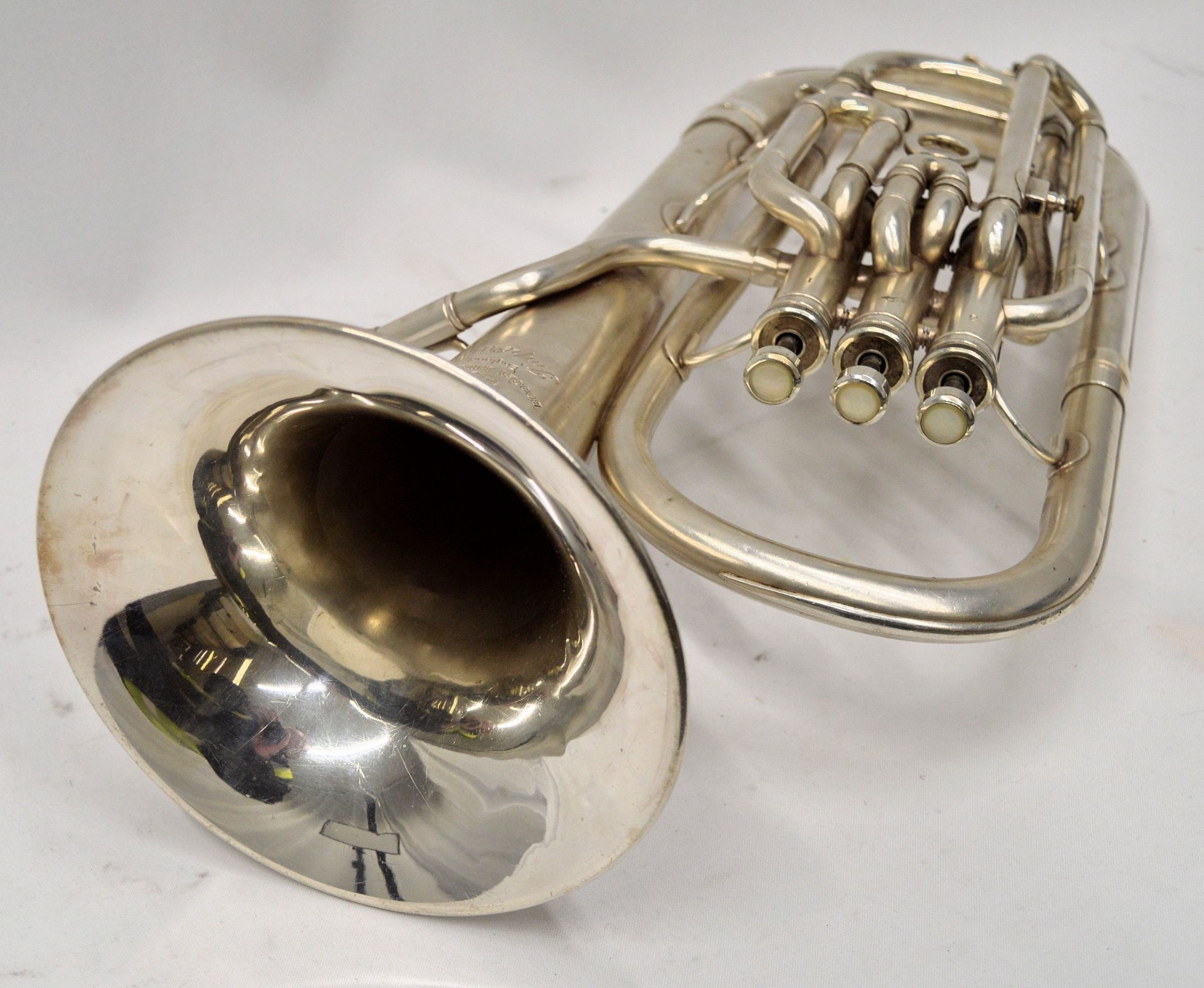 Boosey & Hawkes Imperial Tenor Horn with Case. Serial No. 586863. - Image 12 of 16