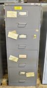 4 Drawer Filing Cabinet L 470 mm x W 620 mm x H 1320mm