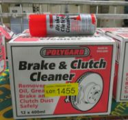 Polygard Brake & Clutch cleaner - 12x 400ml cans - 2 boxes