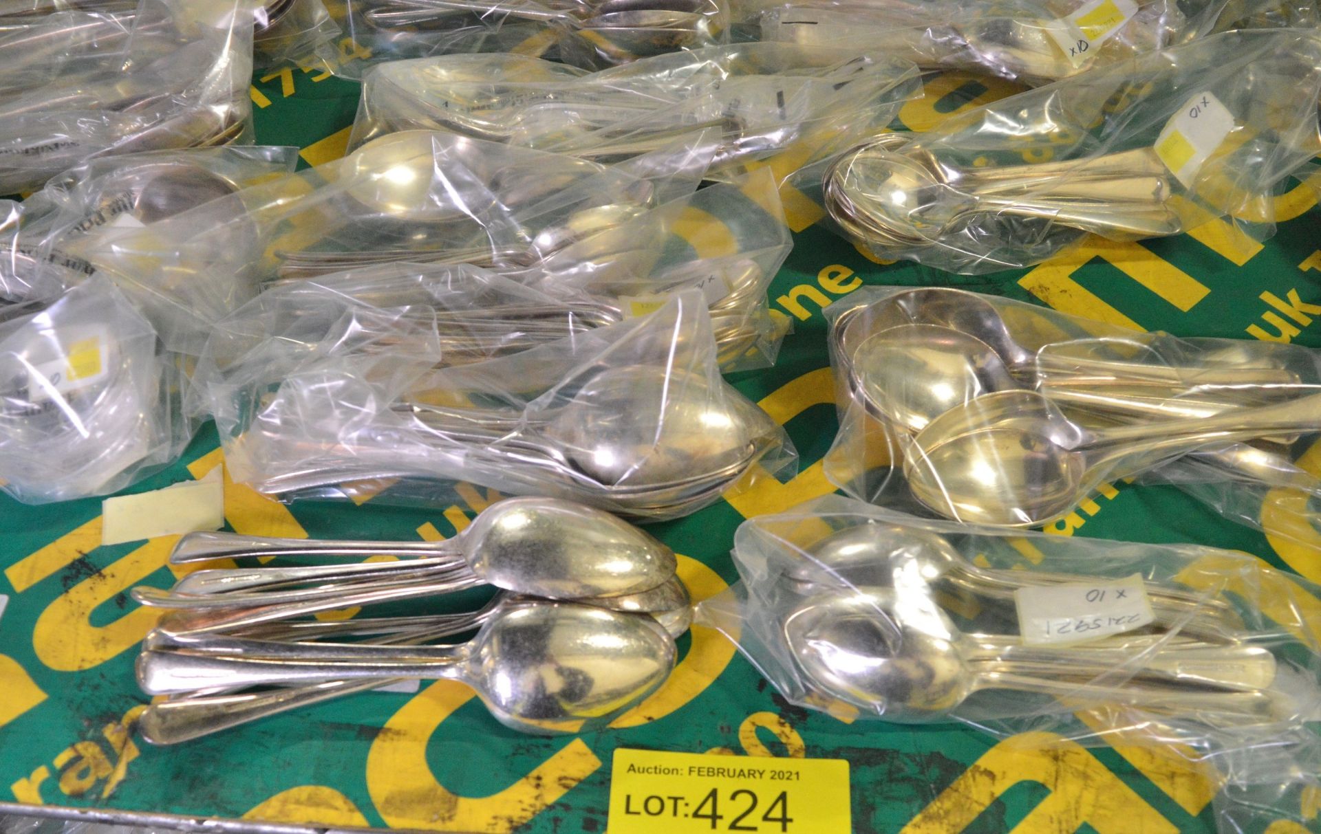 176x EPNS Dessert Spoons - Image 2 of 3