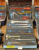 Various tools with toolbox